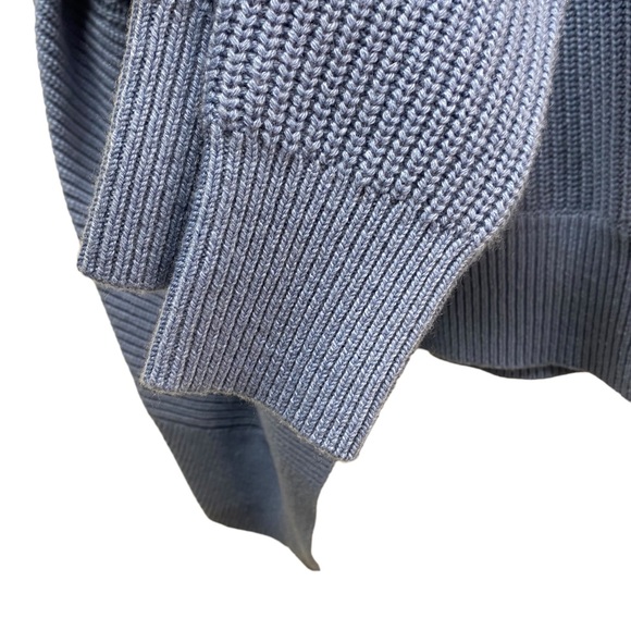 MICHAEL KORS COLLECTION Cashmere Asymmetric Hem Shaker Crewneck Sweater - Picture 7 of 16